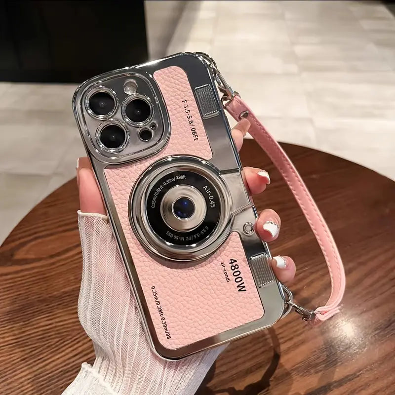 Retro Camera Chain Phone Case