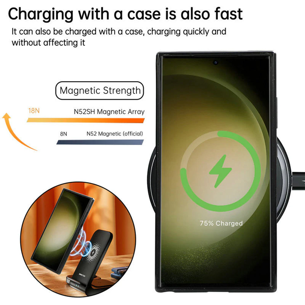 Bugario Stylish Lux Leather Case – Cute Slim Shockproof Protective Cover for Men & Women, Soft Microfiber Interior