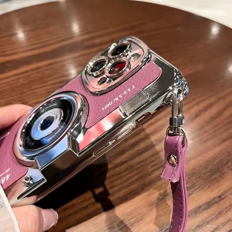 Retro Camera Chain Phone Case