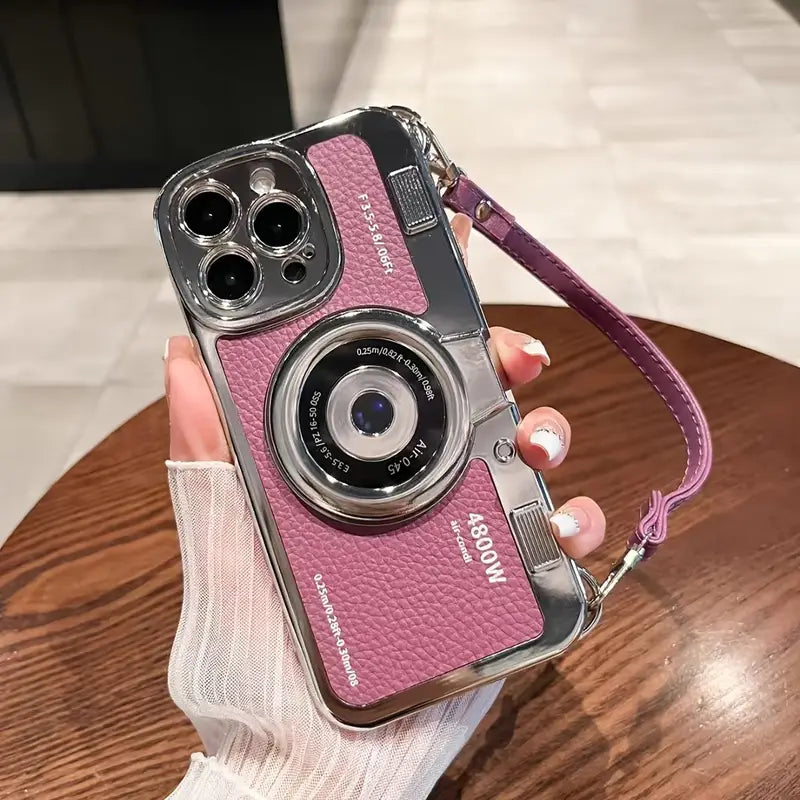 Retro Camera Chain Phone Case