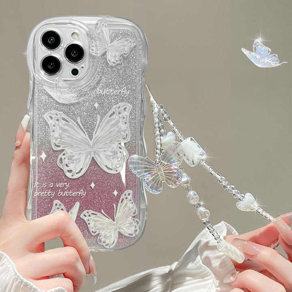 WaveGlitz Butterfly Phone Case