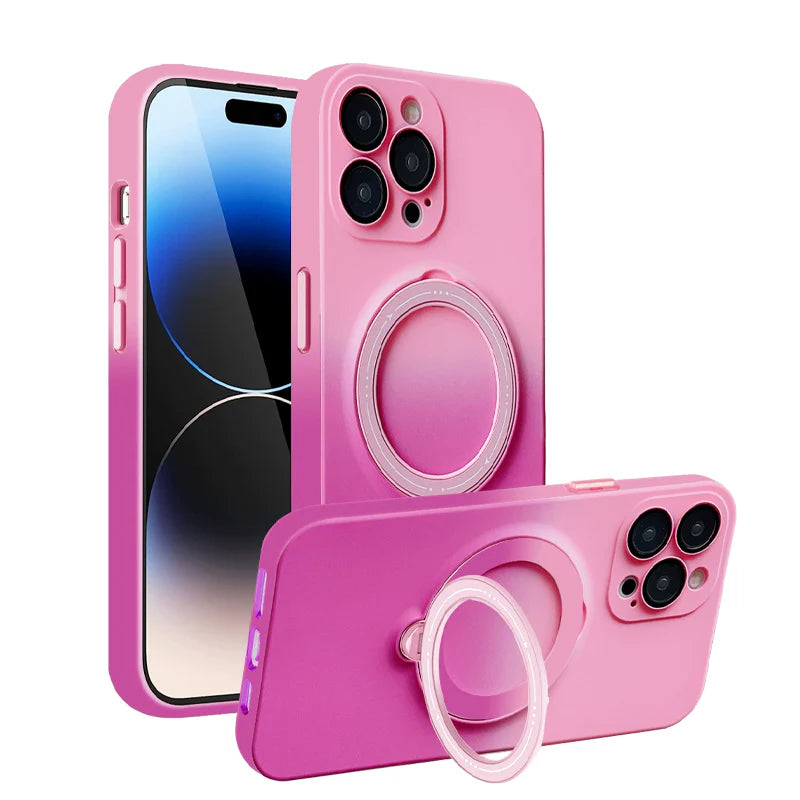 Gradient 360° Rotating Magnetic iPhone Case
