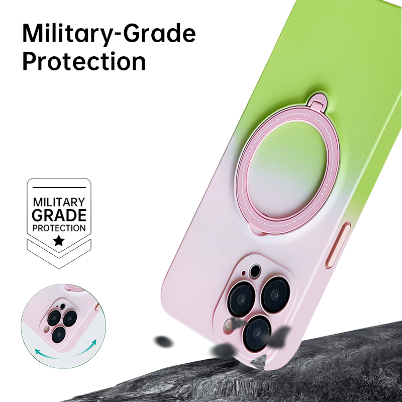 Gradient 360° Rotating Magnetic iPhone Case