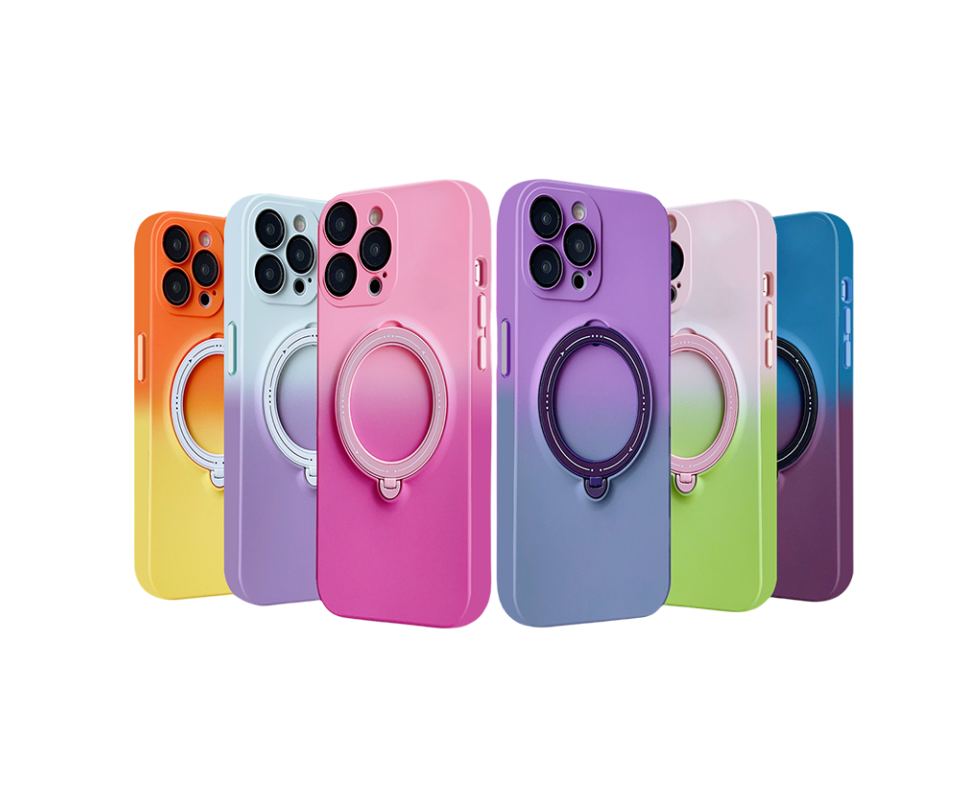 Gradient 360° Rotating Magnetic iPhone Case