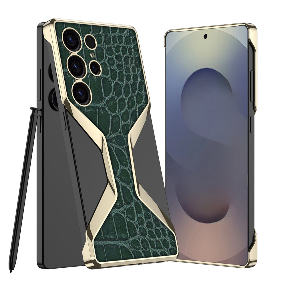 Borderless ElectroPlated Leather Case