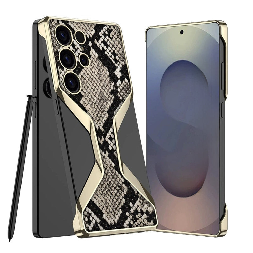 Borderless ElectroPlated Leather Case