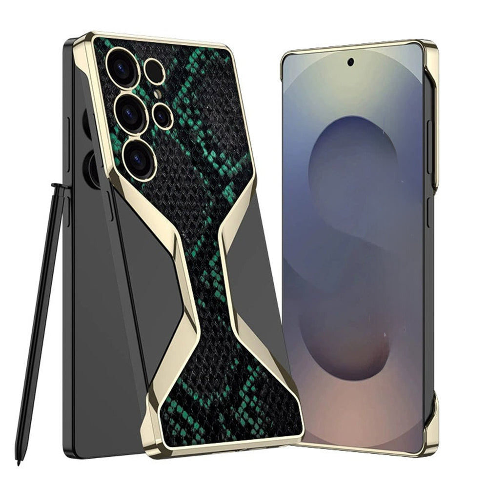 Borderless ElectroPlated Leather Case