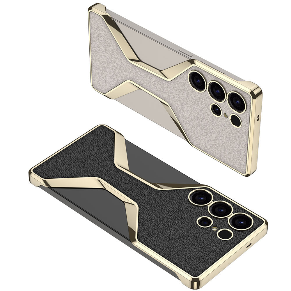 Borderless ElectroPlated Leather Case