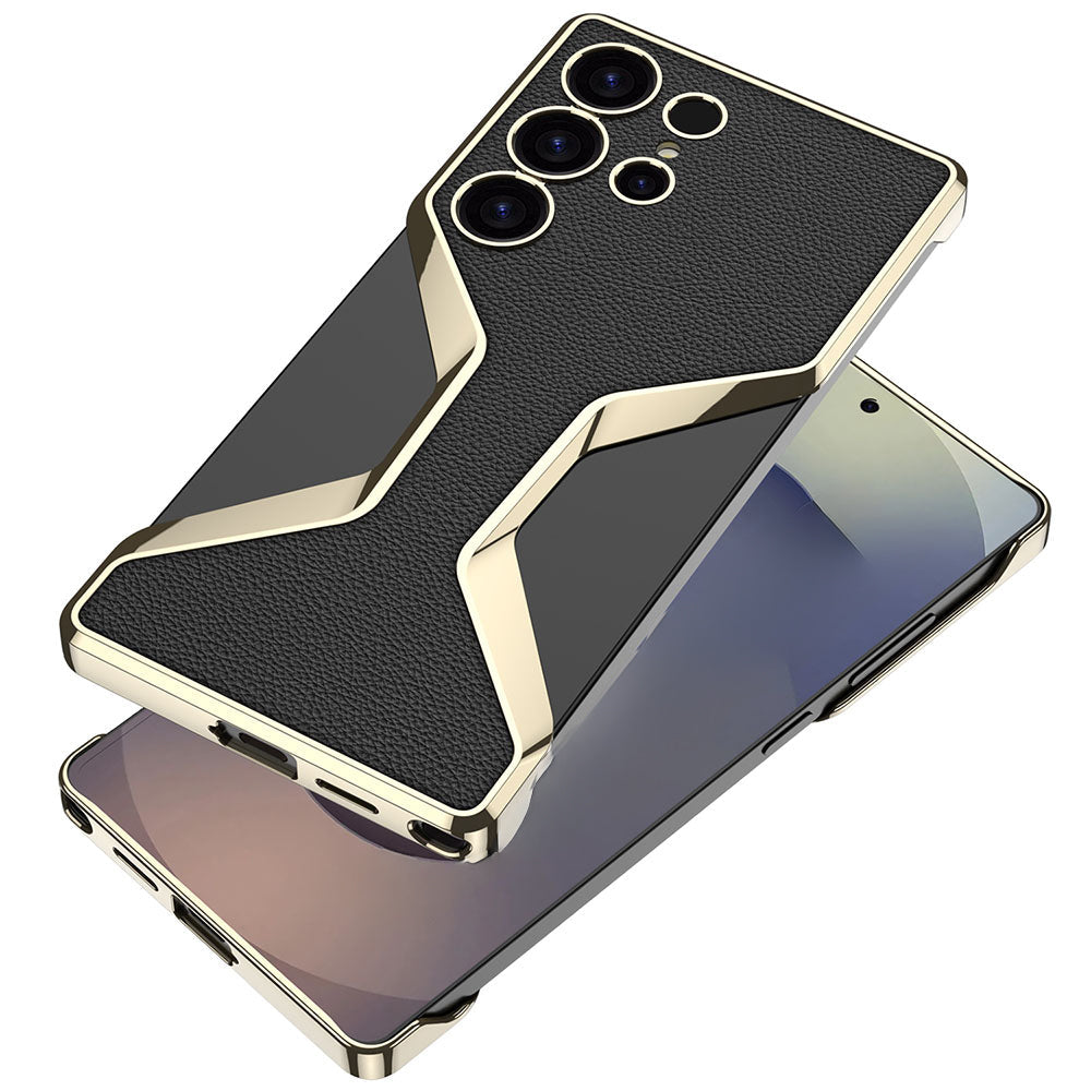 Borderless ElectroPlated Leather Case