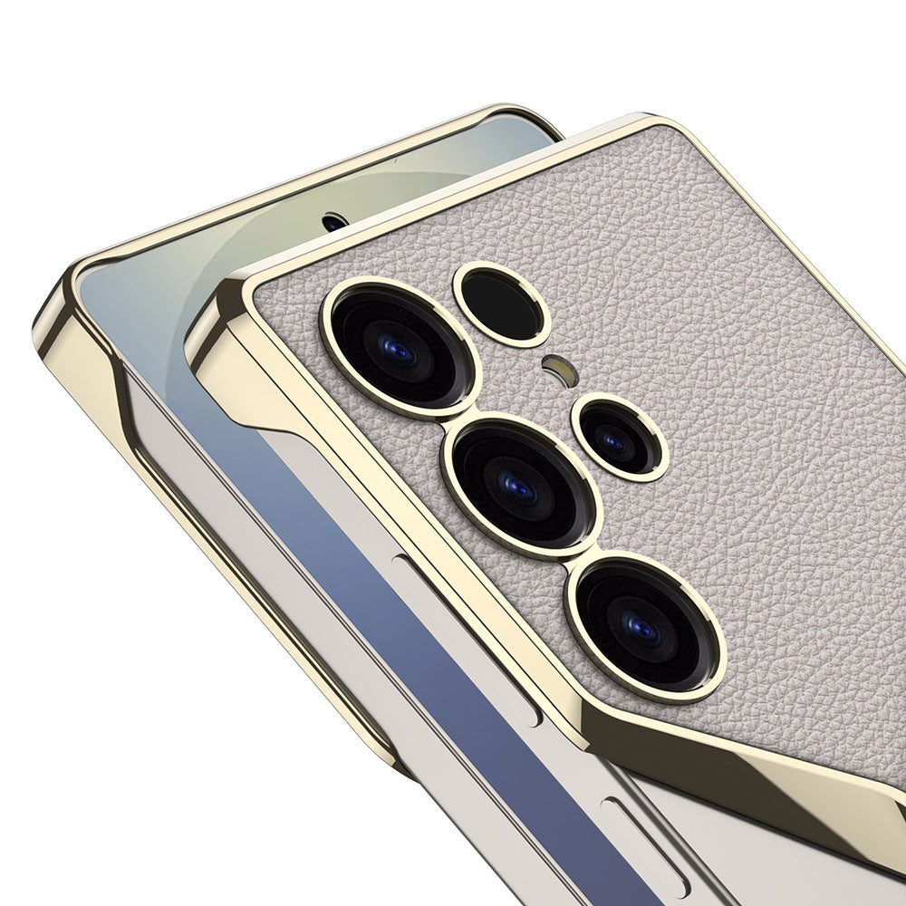 Borderless ElectroPlated Leather Case