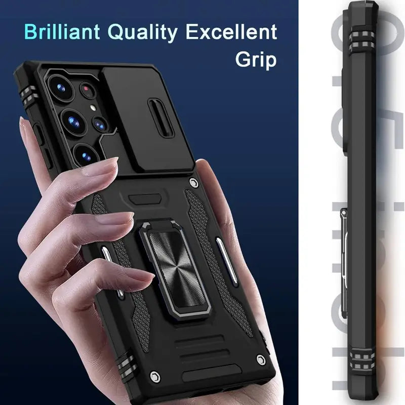 Bugario GalaxyGuard Ultra Protective Case – Slim Shockproof Drop-Tested Cover, Reinforced Corners & Anti-Slip Grip