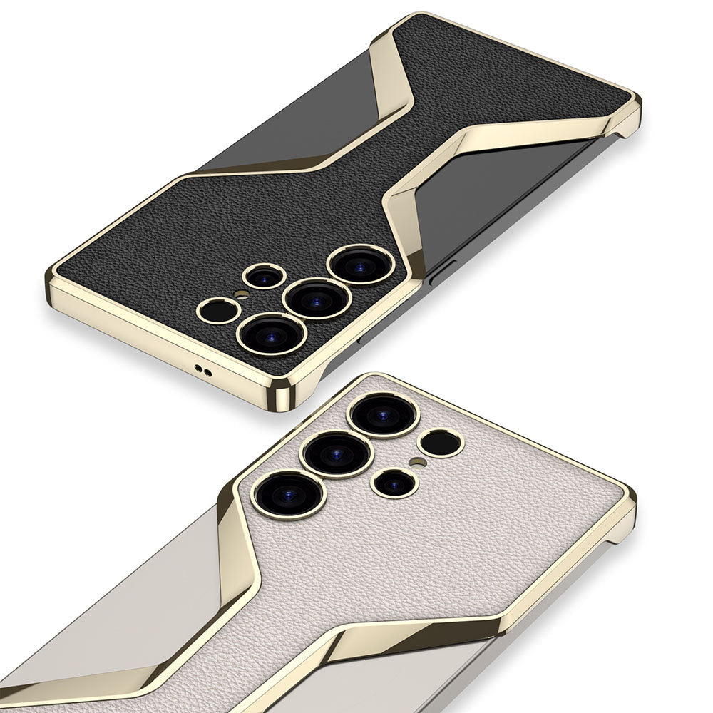 Borderless ElectroPlated Leather Case