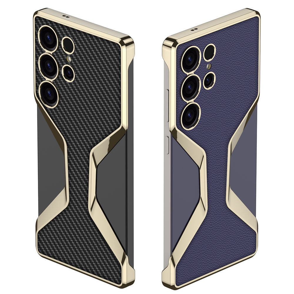 Borderless ElectroPlated Leather Case