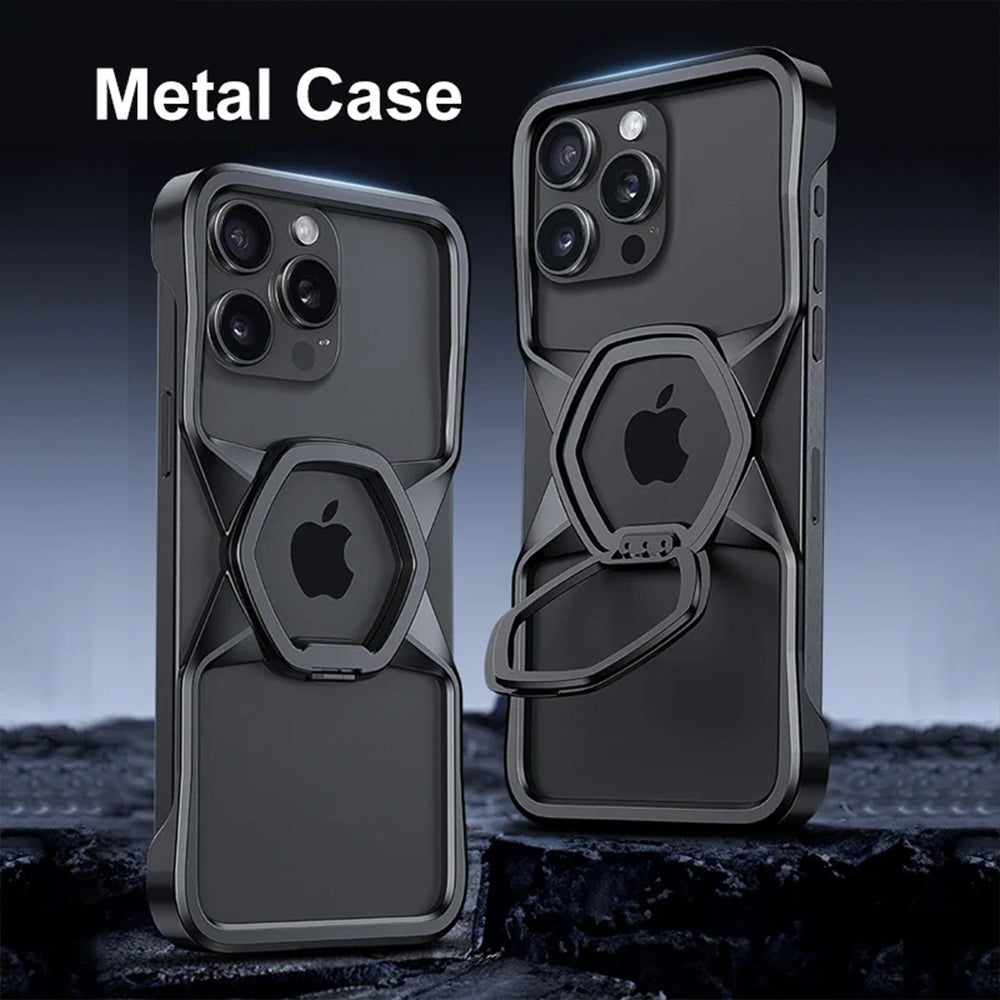 Metal Bumper Hollow iPhone Case