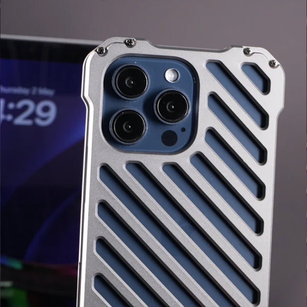 Aluminum Alloy Metal Grill iPhone Case