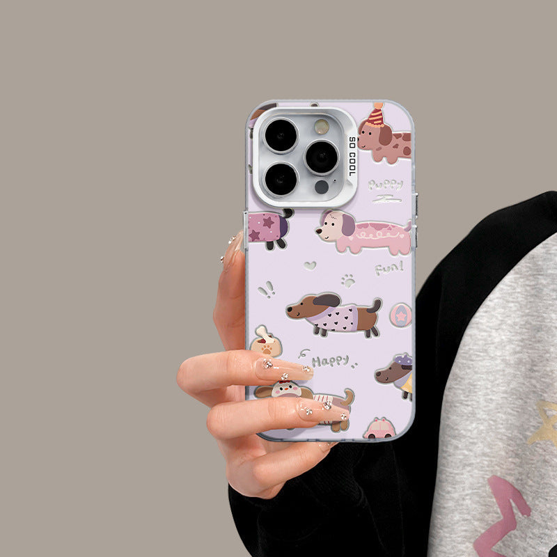 Happy Pup Doodle Phone Case