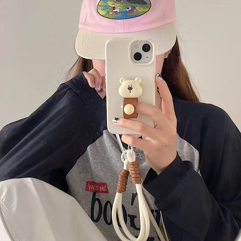 Fuzzy Paw Charm Phone Case