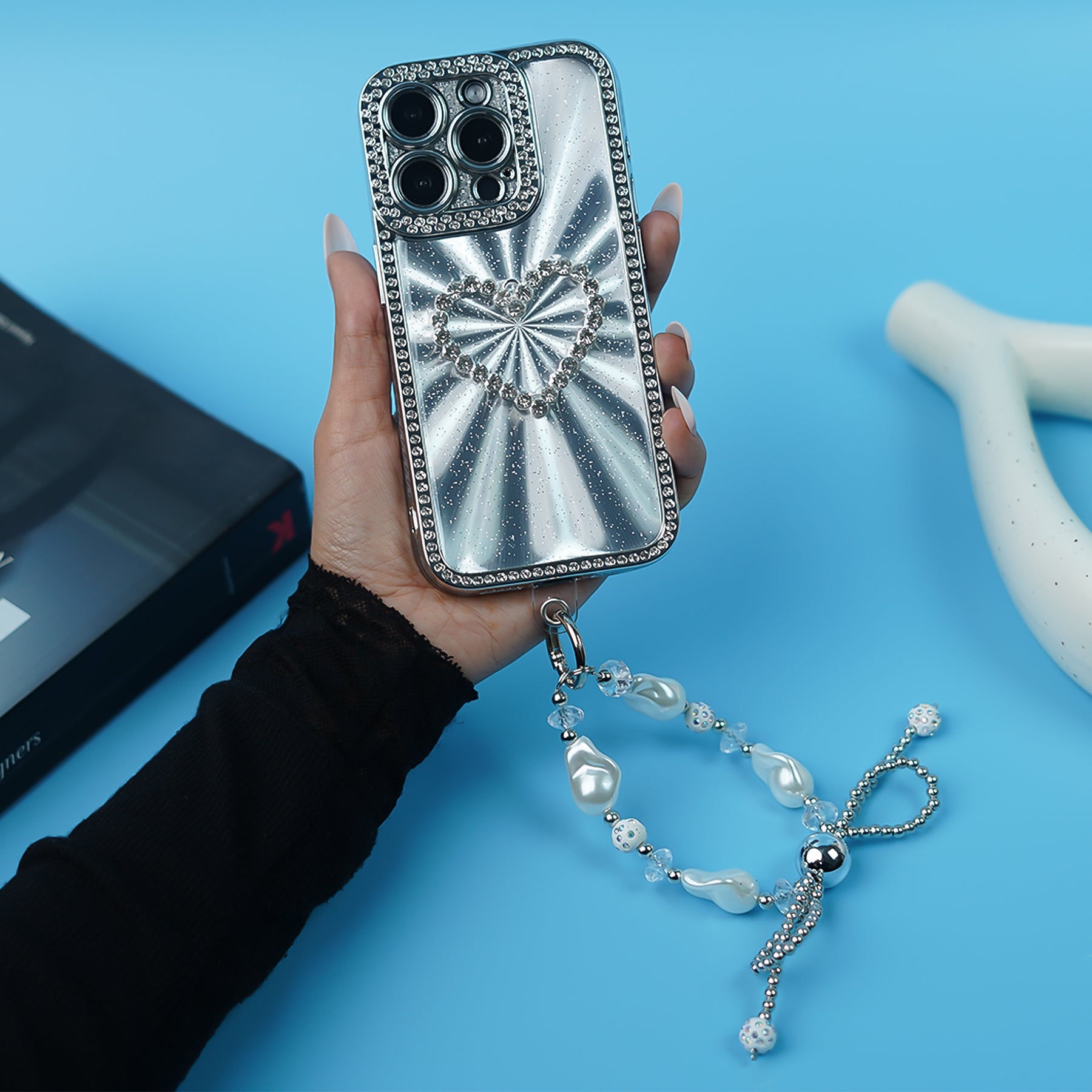 Prism Heart Shimmer Phone Case