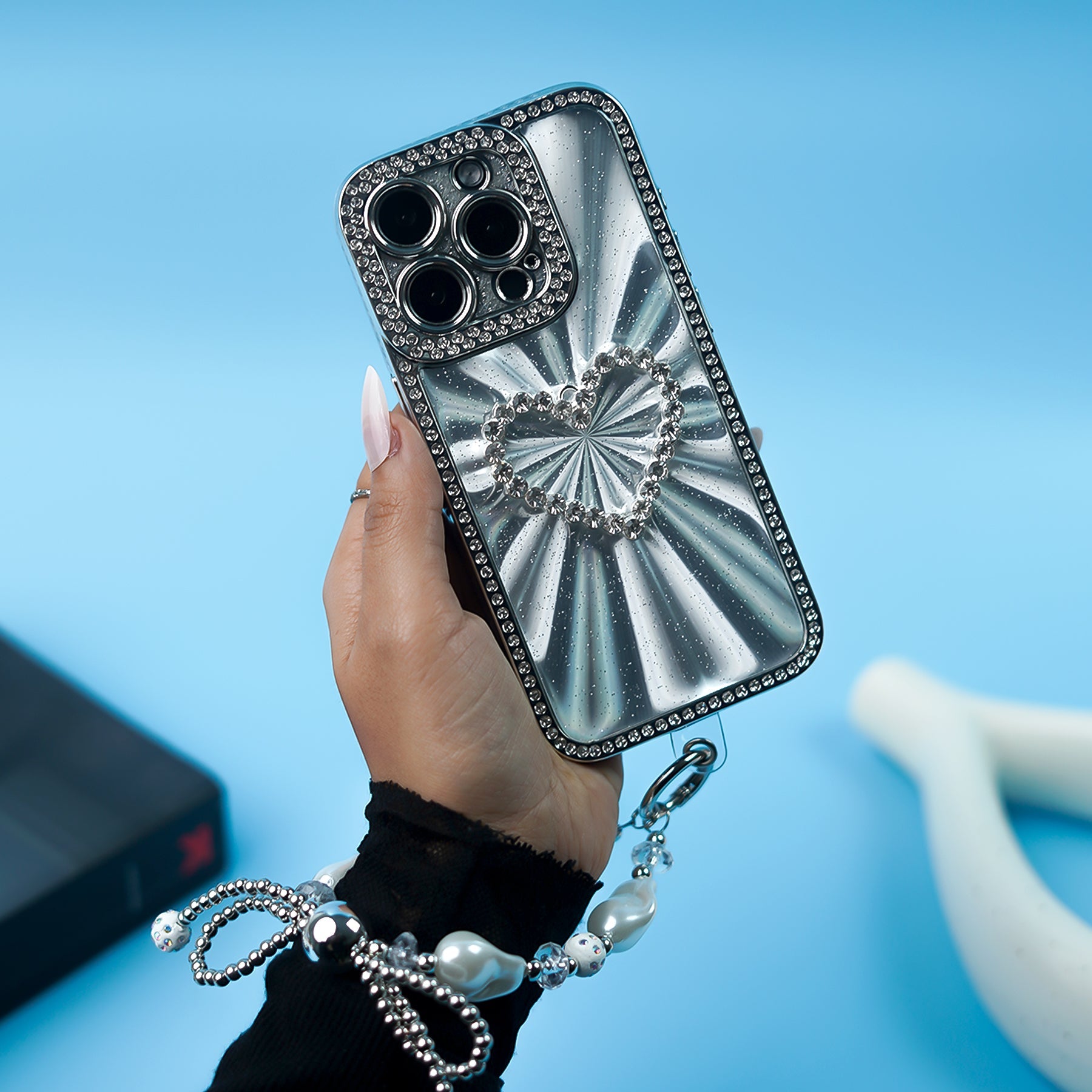 Prism Heart Shimmer Phone Case