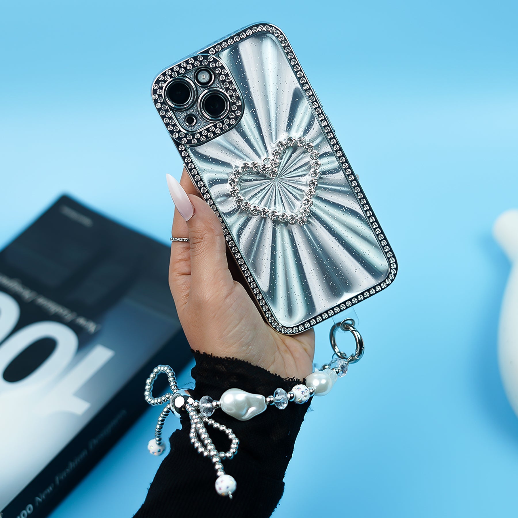 Prism Heart Shimmer Phone Case