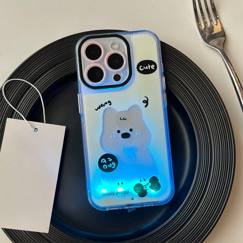 Glow Meow Charm Phone Case