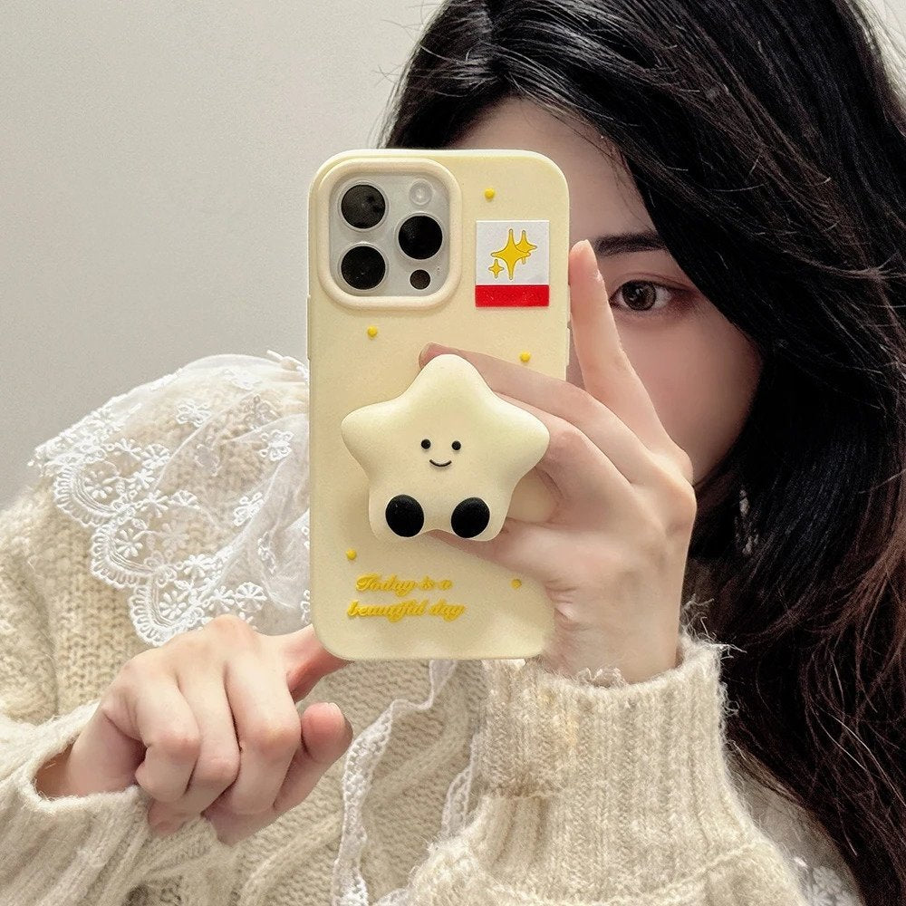 Happy Star Holder Phone Case