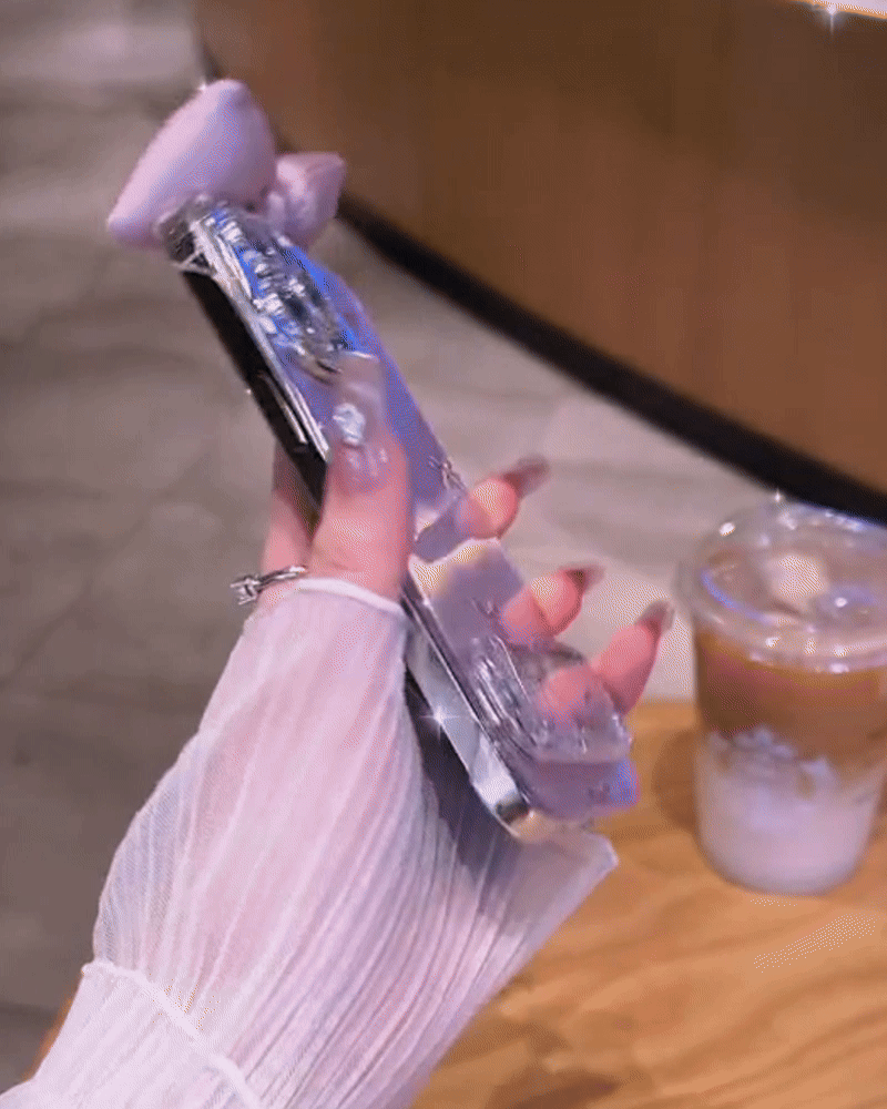 Pink Ribbon Bow iPhone Case