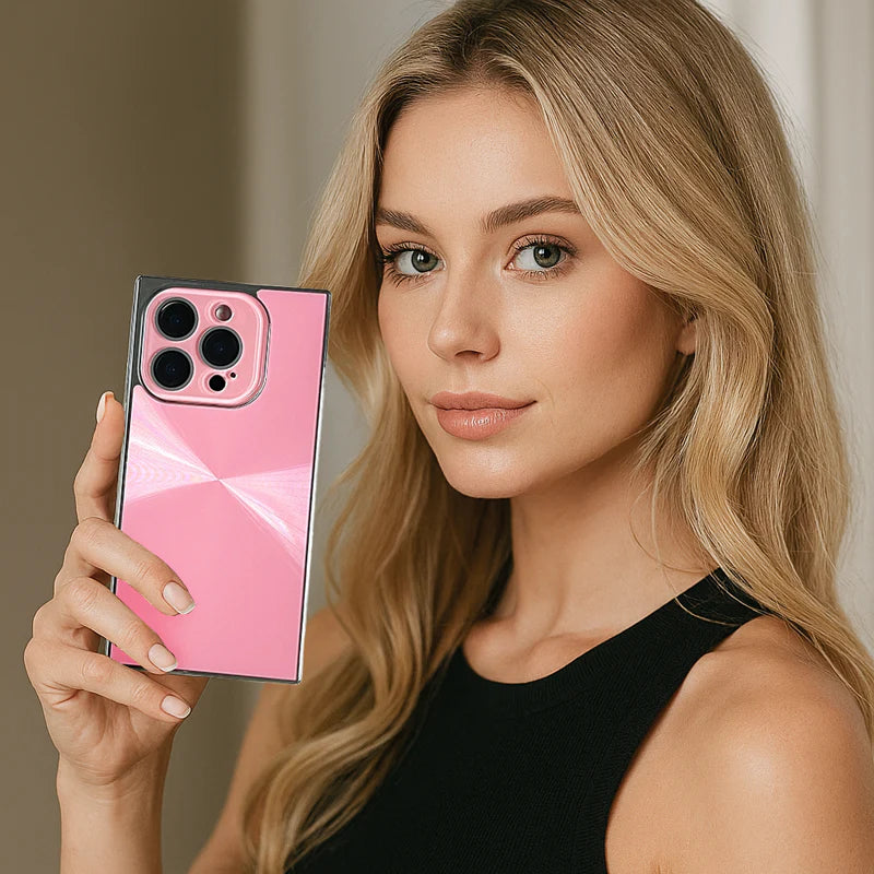 Square Aurora Shine iPhone Case