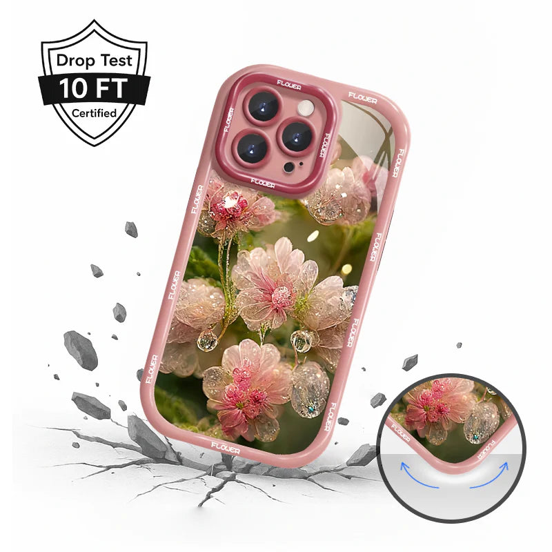 Pink Blossom Crystal iPhone Case