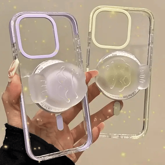 Jelly Stand Clear iPhone Case