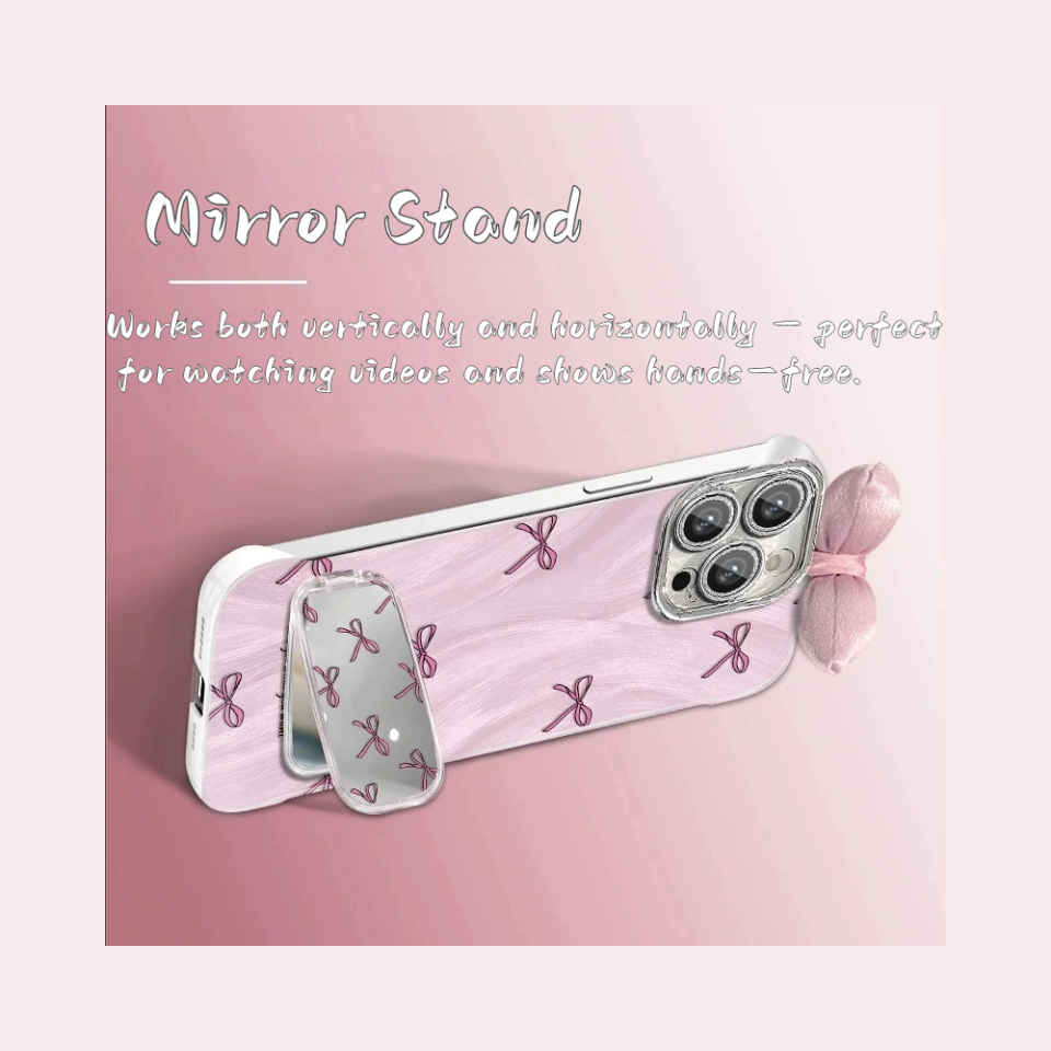 Pink Ribbon Bow iPhone Case