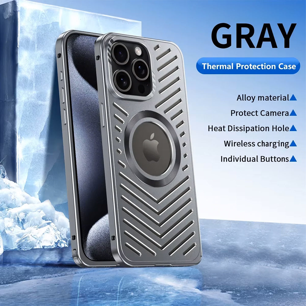 Heat Dissipation Aluminum Alloy iPhone Case