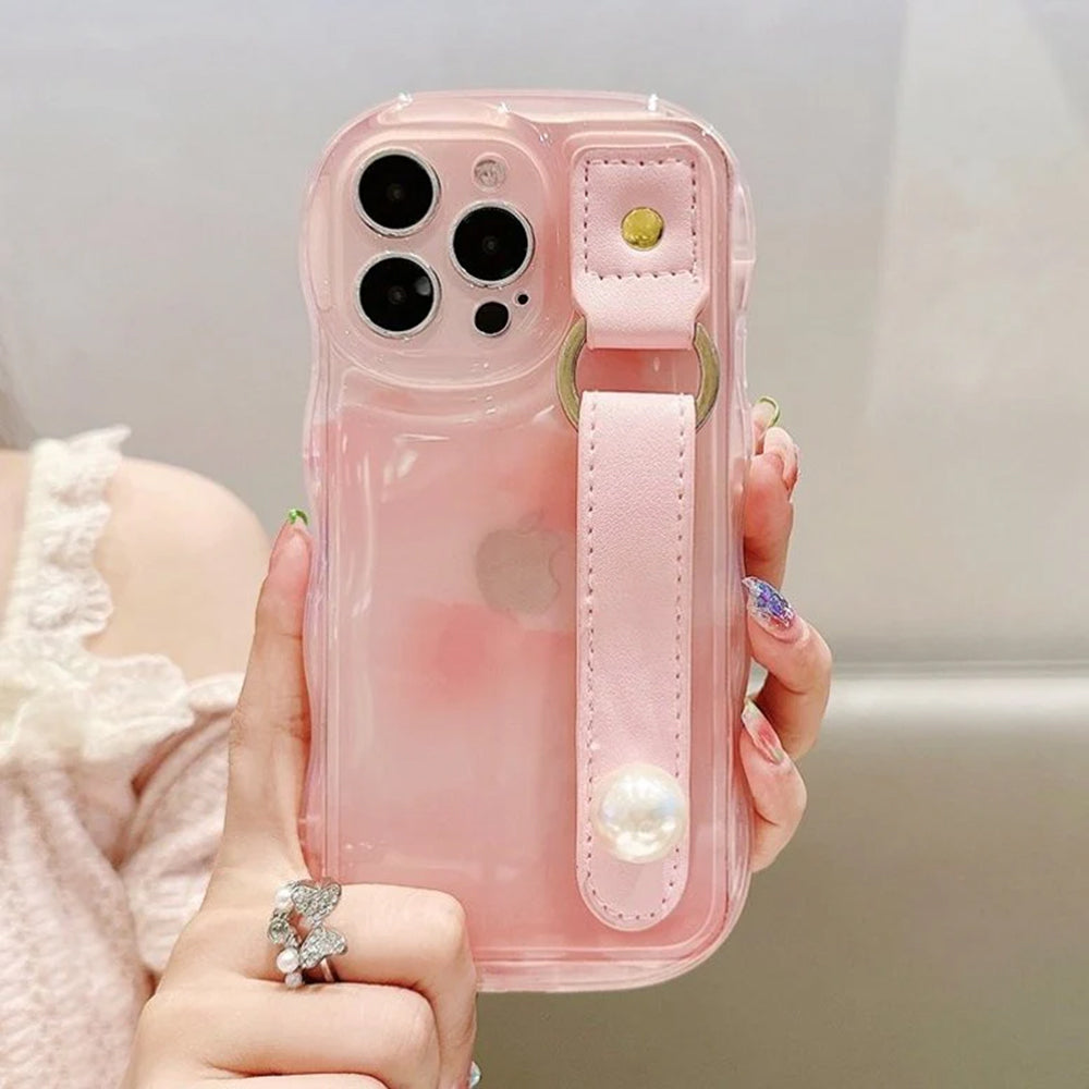 Glossy Blossom Wristband iPhone Case