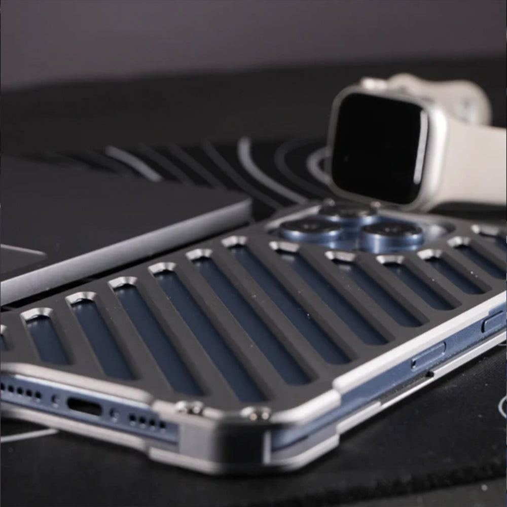 Aluminum Alloy Metal Grill iPhone Case