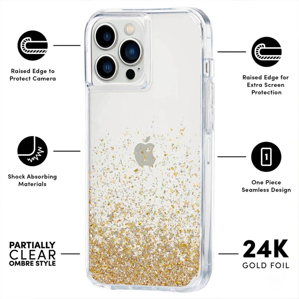 Twinkle Ombre - Case for iPhone (Gold) - Bugario