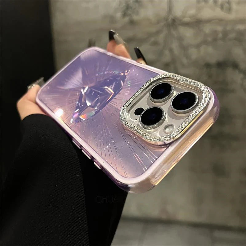 Prism Wave Aura iPhone Case
