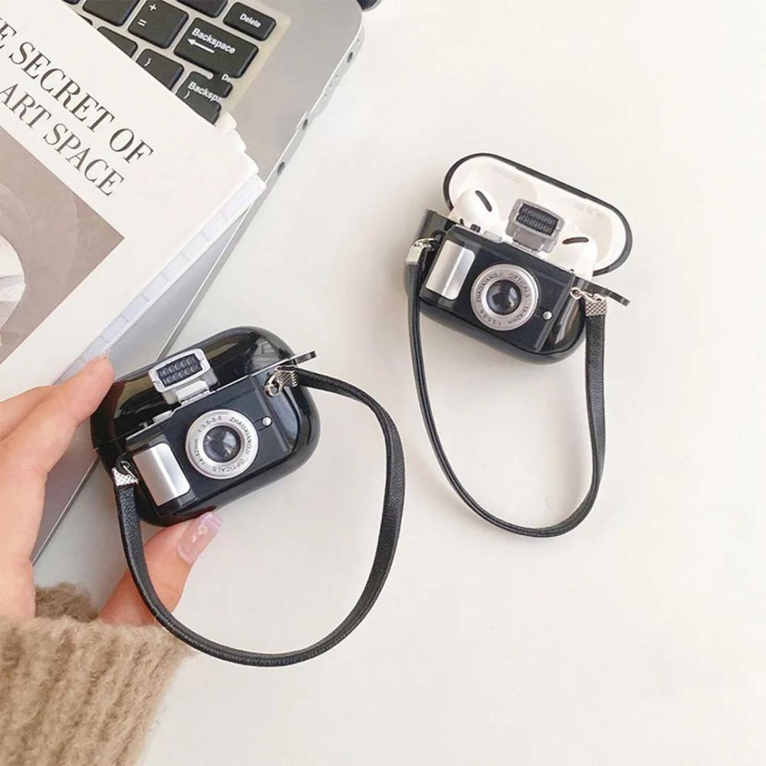 3D Camera with Flash Apple Airpods Case