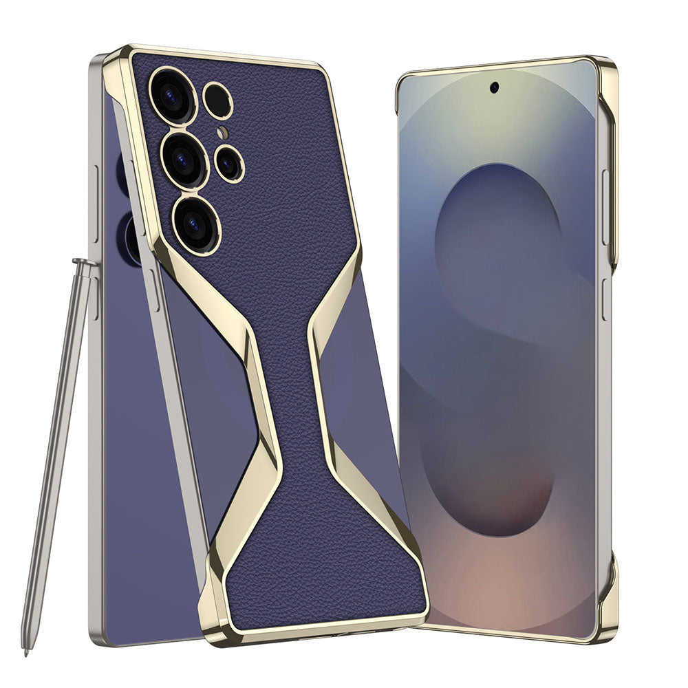 Borderless ElectroPlated Leather Case