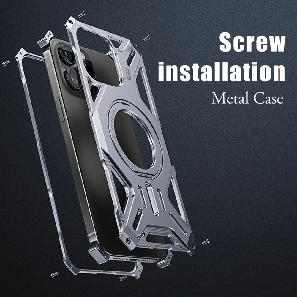 Luxury Hollow Aluminum iPhone Case