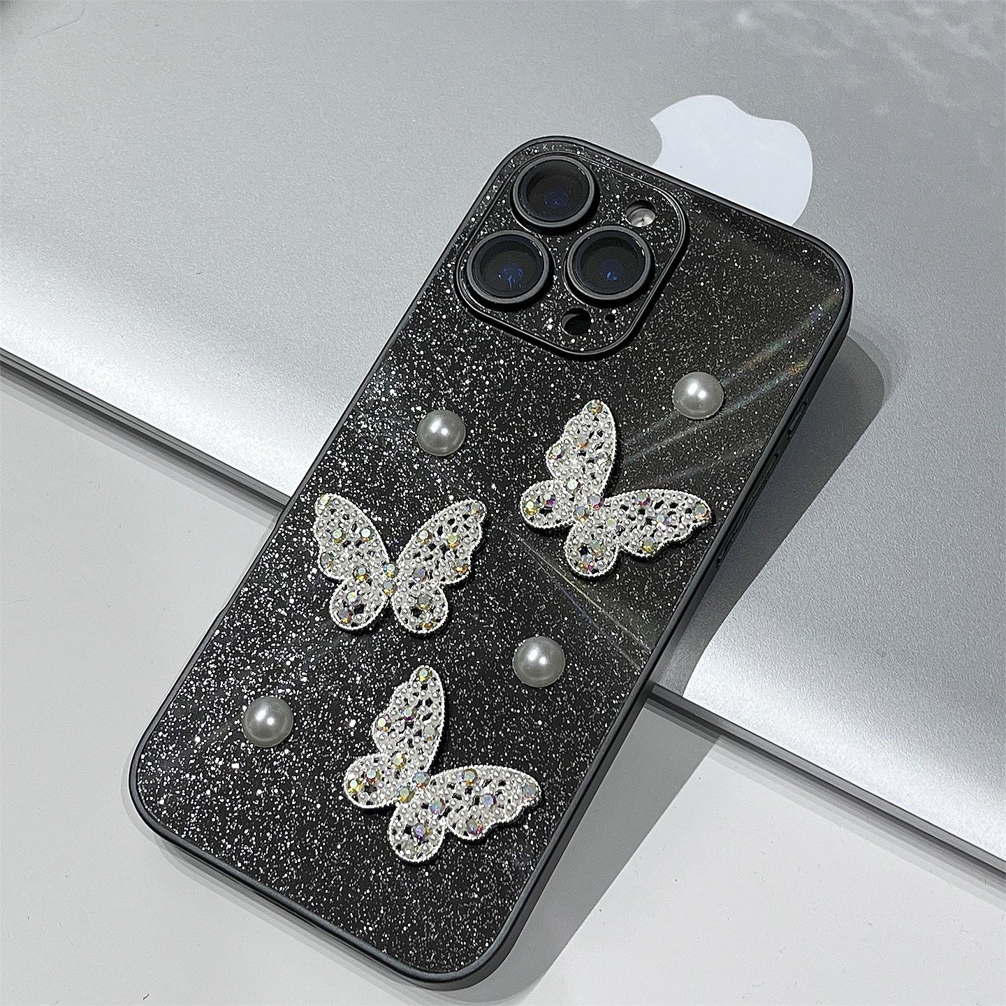 Crystalline Butterfly Pearl iPhone Case
