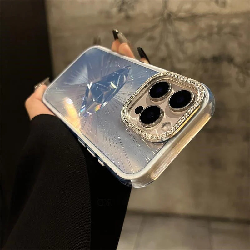 Prism Wave Aura iPhone Case