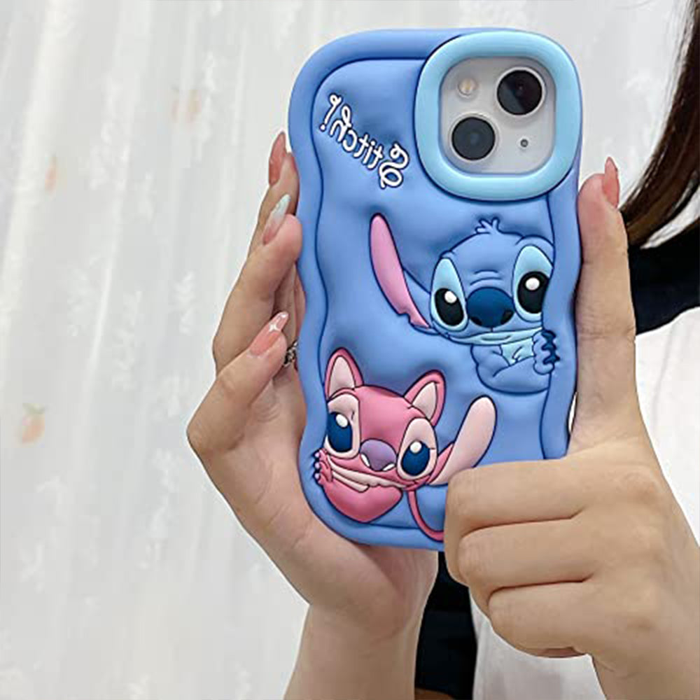 3D Cute Cartoon Soft Silicone iPhone case