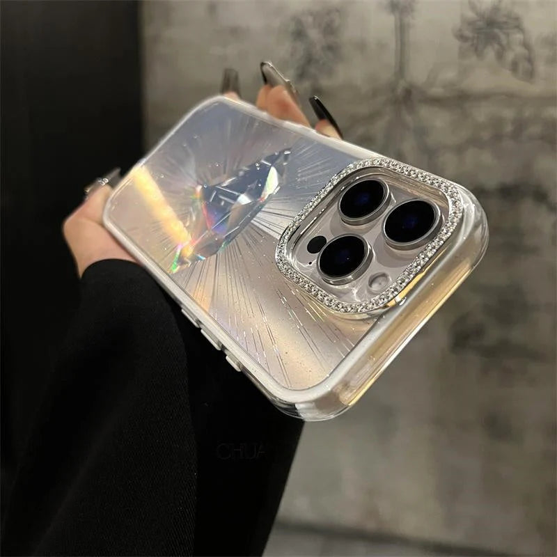 Prism Wave Aura iPhone Case