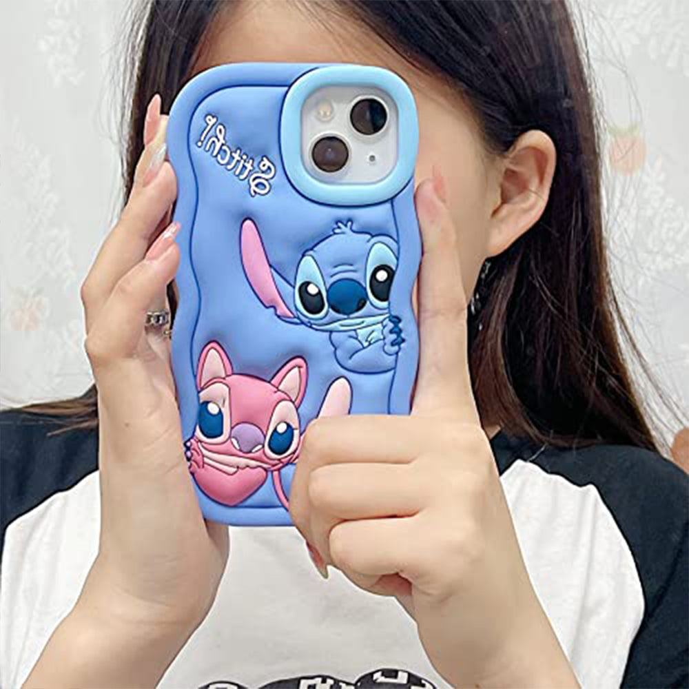 3D Cute Cartoon Soft Silicone iPhone case