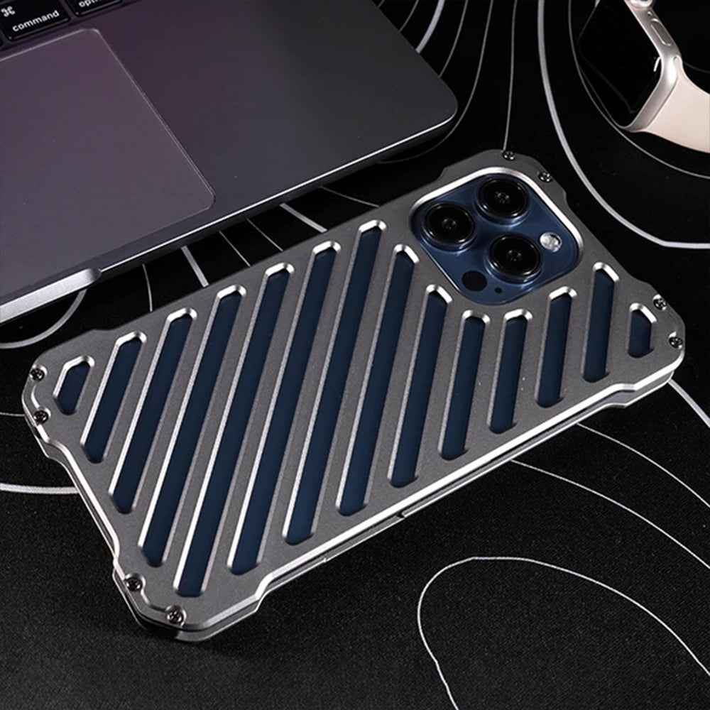 Aluminum Alloy Metal Grill iPhone Case