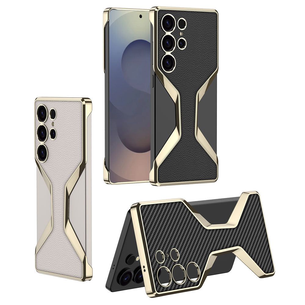 Borderless ElectroPlated Leather Case