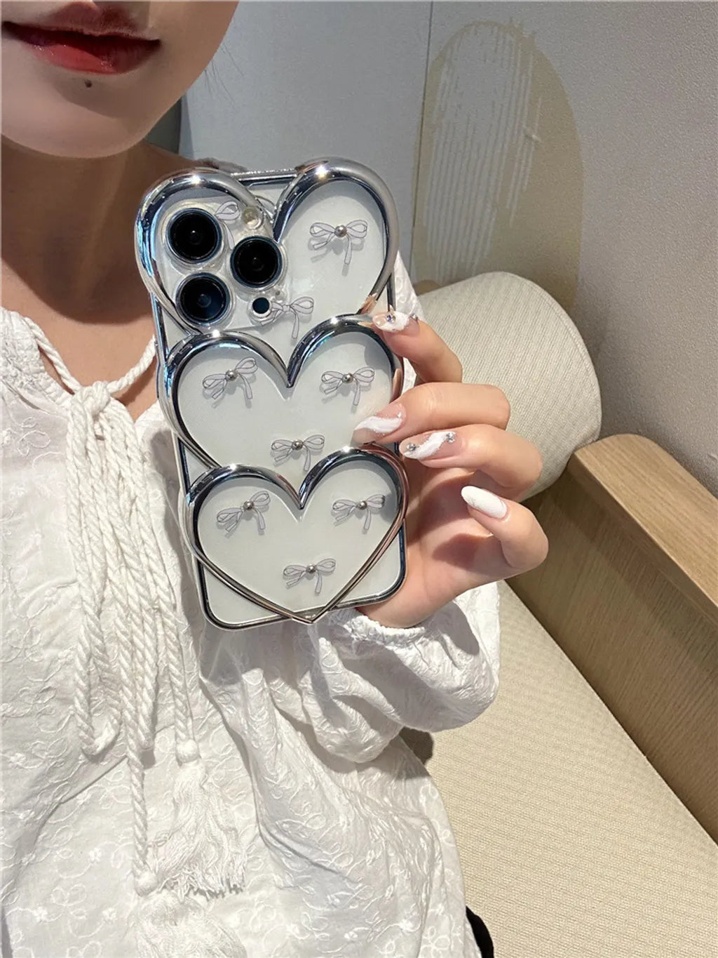 HeartWave Harmony iPhone Case