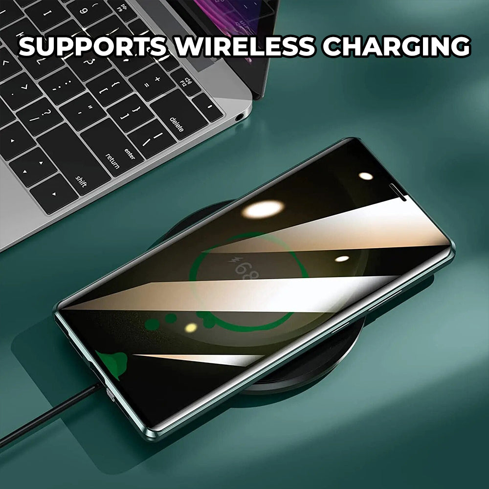 Privacy Shield Dual Magnetic Glass Case - Samsung