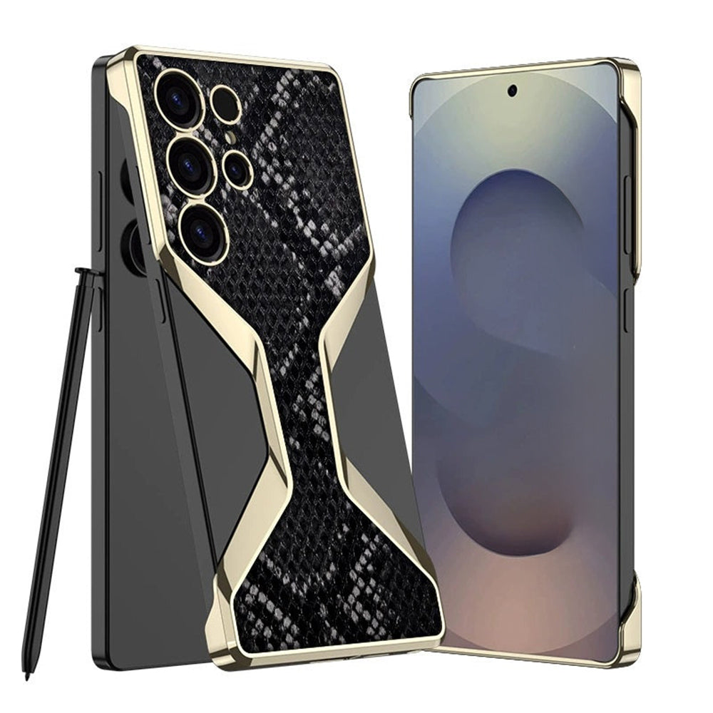 Borderless ElectroPlated Leather Case