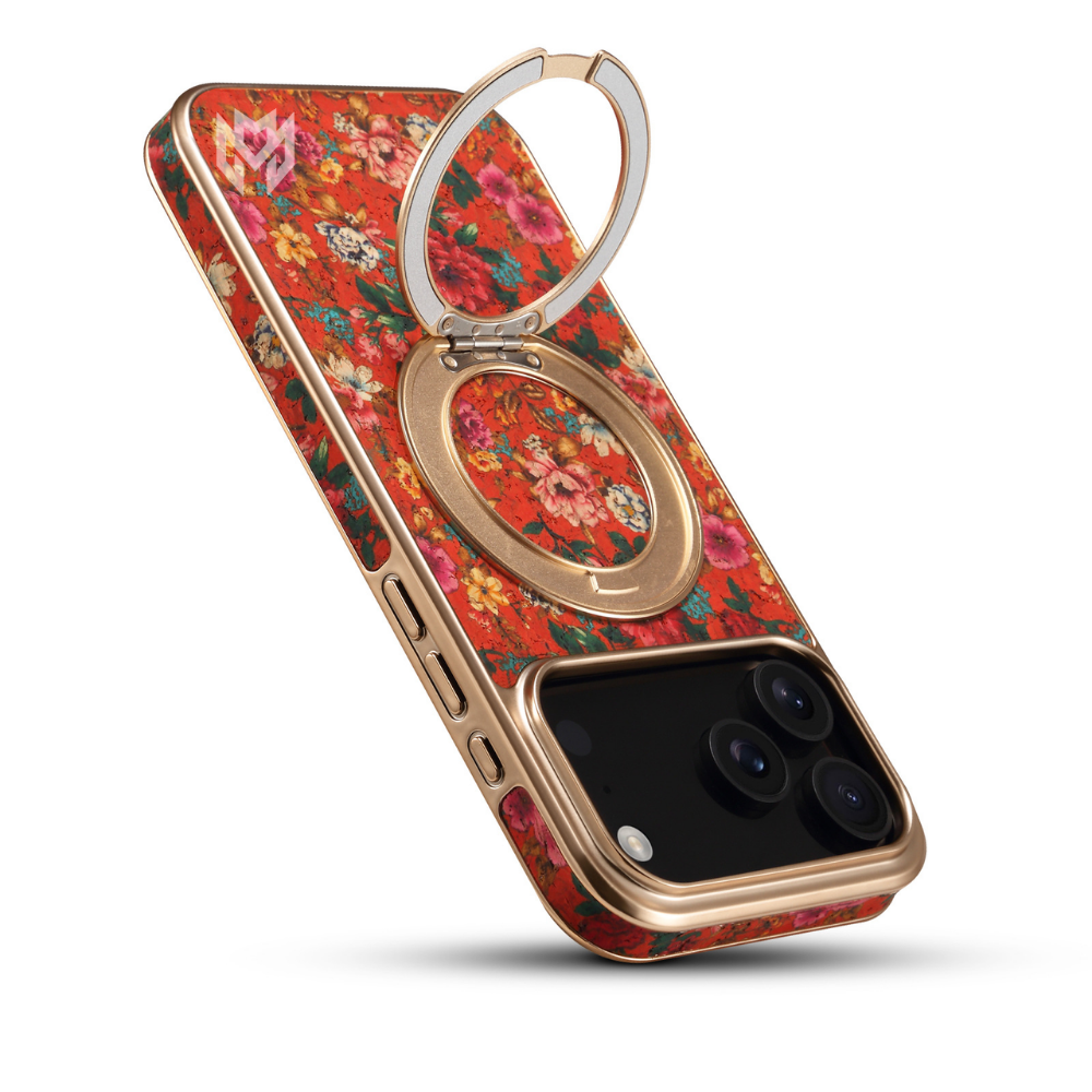 Floral Fabric MagSafe iPhone Case